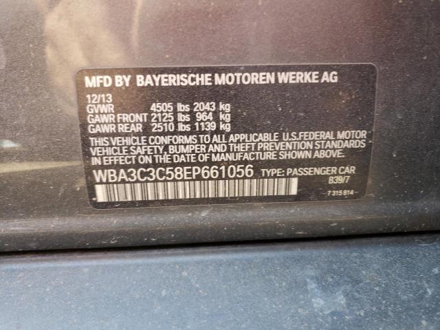 WBA3C3C58EP661056 - 2014 BMW 320 I XDRI GRAY photo 10