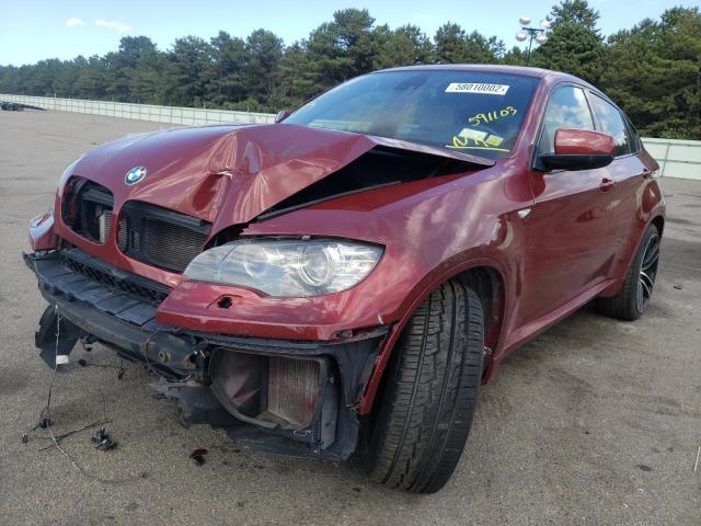 5UXFG8C55DL591103 - 2013 BMW X6 XDRIVE5 RED photo 2