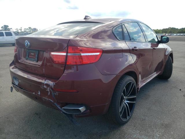 5UXFG8C55DL591103 - 2013 BMW X6 XDRIVE5 RED photo 4