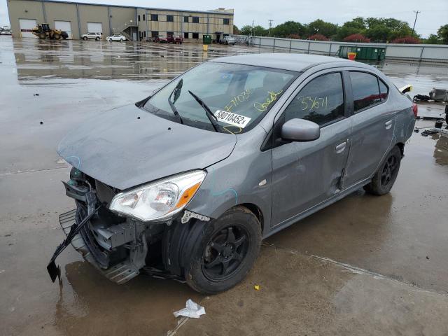 ML32F3FJXKHF11038 - 2019 MITSUBISHI MIRAGE G4 GRAY photo 2