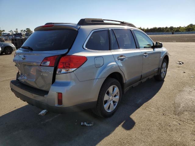 4S4BRBGC7B1337011 - 2011 SUBARU OUTBACK 2. SILVER photo 4