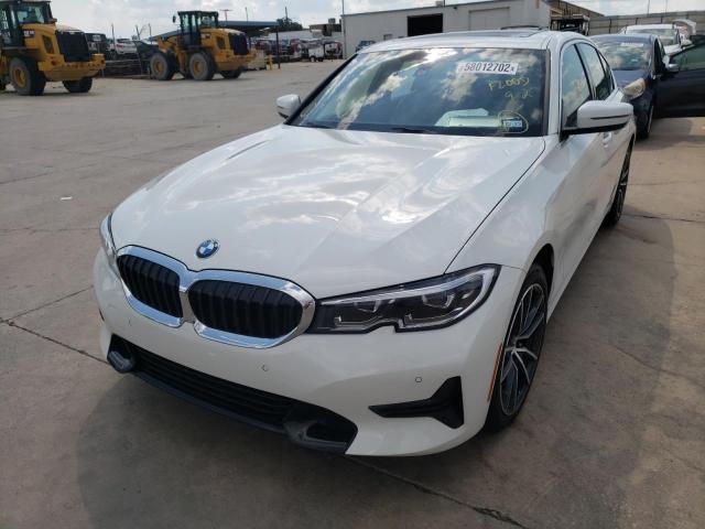 3MW5R1J04N8C40808 - 2022 BMW 330I WHITE photo 2