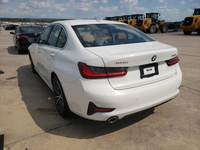 3MW5R1J04N8C40808 - 2022 BMW 330I WHITE photo 3