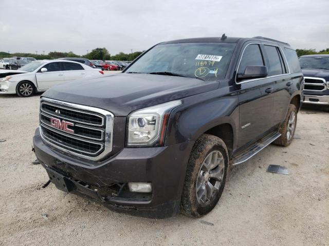 1GKS1AKC7FR281709 - 2015 GMC YUKON SLE GRAY photo 2