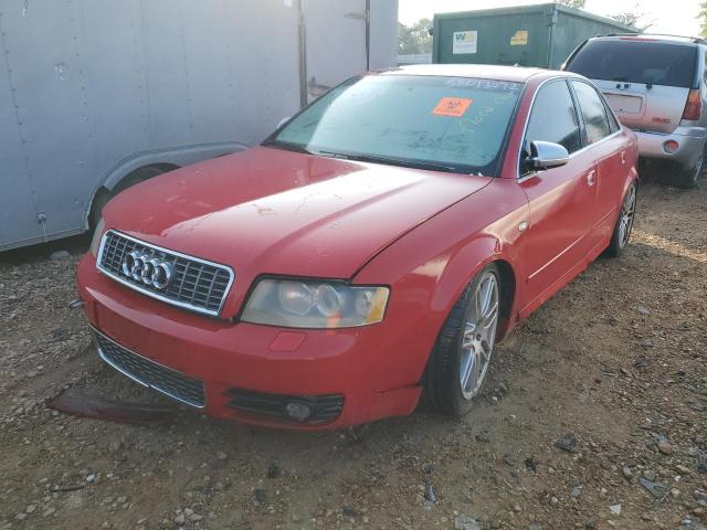 WAUPL68E35A054142 - 2005 AUDI S4 RED photo 2