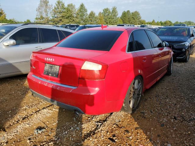 WAUPL68E35A054142 - 2005 AUDI S4 RED photo 4