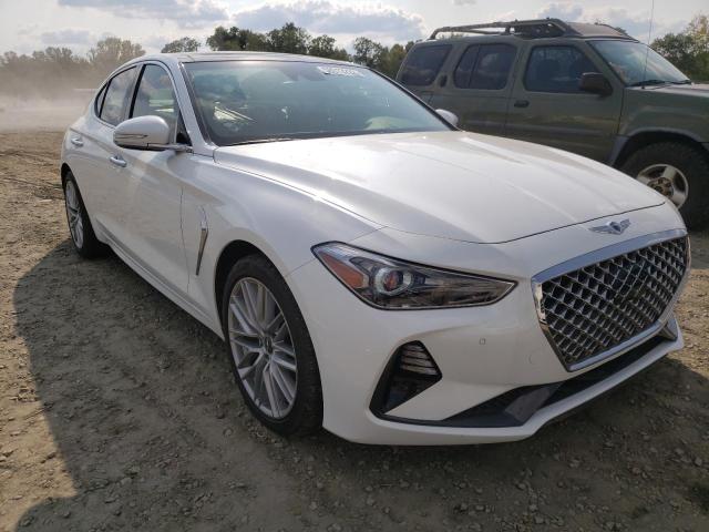 KMTG34LAXMU074852 - 2021 GENESIS G70 ELITE WHITE photo 1