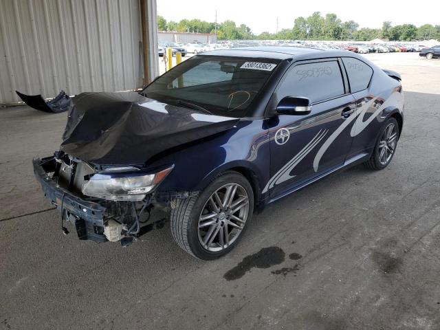 JTKJF5C79B3003238 - 2011 TOYOTA SCION TC Bleu photo 2