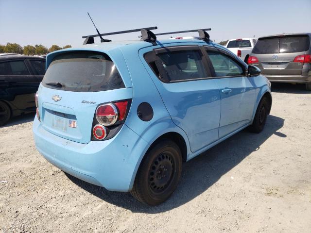 1G1JA6SHXE4158085 - 2014 CHEVROLET SONIC LS 蓝色 照片 4