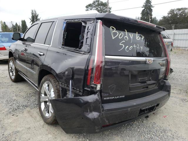 1GYS4DKJ6HR251827 - 2017 CADILLAC ESCALADE P GRAY photo 3