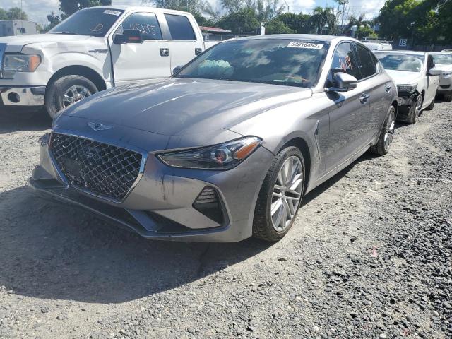 KMTG64LA5MU075821 - 2021 GENESIS G70 TAN photo 2