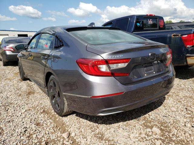 1HGCV1F58JA231975 - 2018 HONDA ACCORD EXL GRAY photo 3