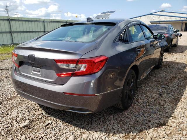 1HGCV1F58JA231975 - 2018 HONDA ACCORD EXL GRAY photo 4