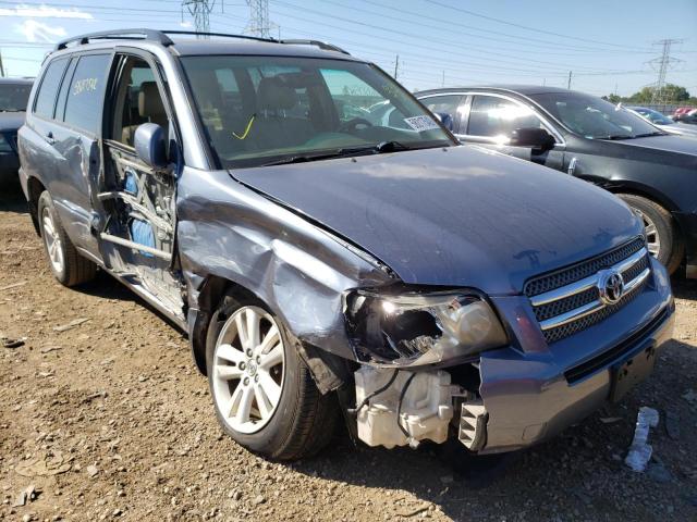 JTEEW21A660023908 - 2006 TOYOTA HIGHLANDER BLUE photo 1