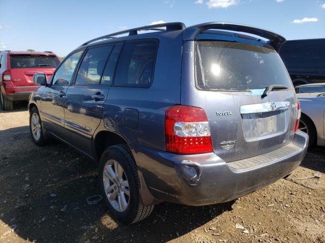 JTEEW21A660023908 - 2006 TOYOTA HIGHLANDER BLUE photo 3