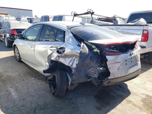 JTDKAMFP5M3171056 - 2021 TOYOTA PRIUS PRIM 银色 照片 3