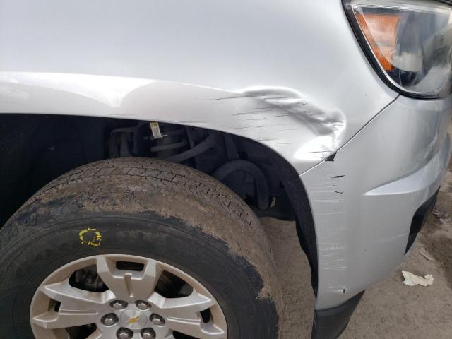 1GCGSCE37G1382335 - 2016 CHEVROLET COLORADO L SILVER photo 10