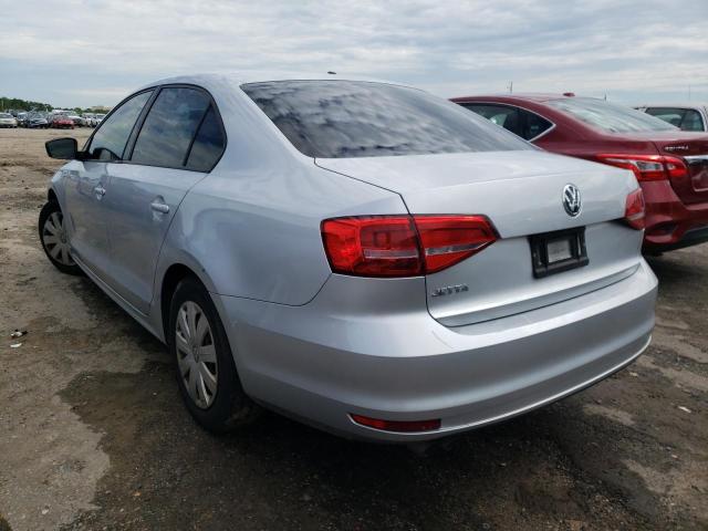 3VW2K7AJ4FM345134 - 2015 VOLKSWAGEN JETTA BASE SILVER photo 3