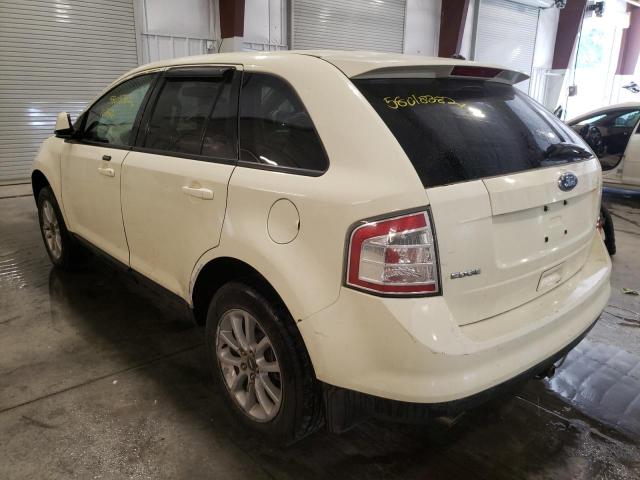 2FMDK48C97BB24936 - 2007 FORD EDGE SEL WHITE photo 3