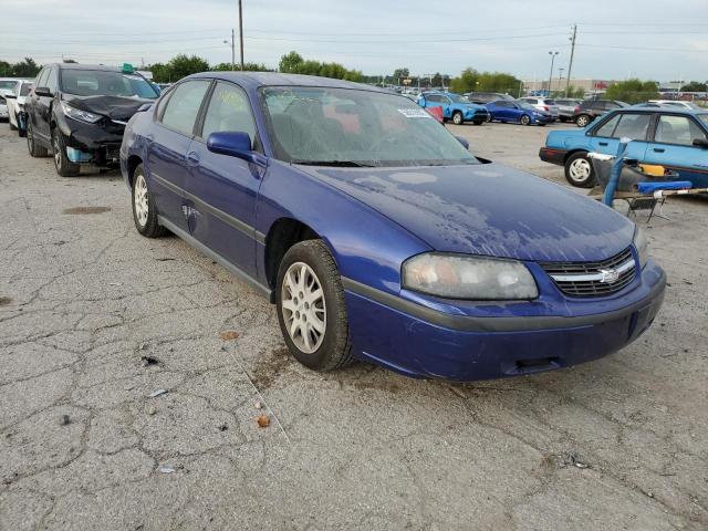 2G1WF52E559188471 - 2005 CHEVROLET IMPALA BLUE photo 1