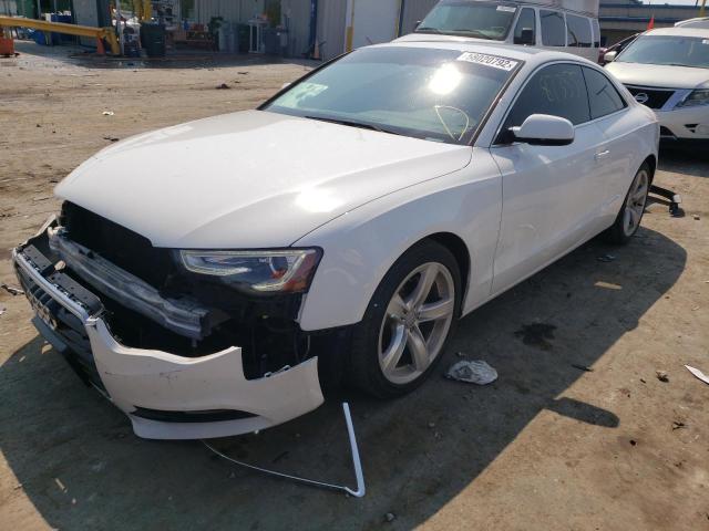 WAU3FAFR1DA071664 - 2013 AUDI A5 PRESTIG WHITE photo 2