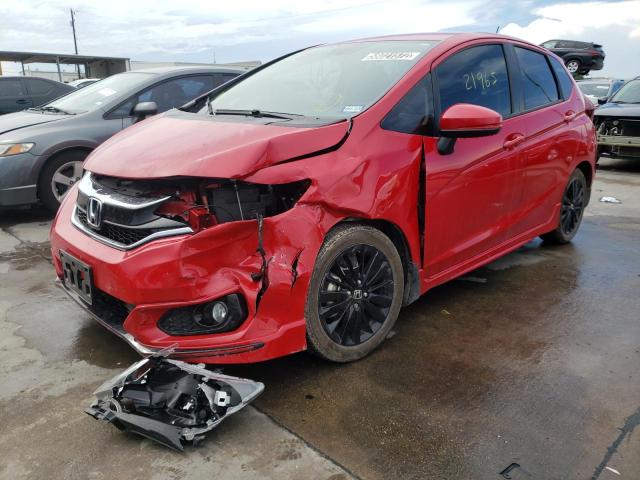 3HGGK5H63LM725898 - 2020 HONDA FIT SPORT RED photo 2