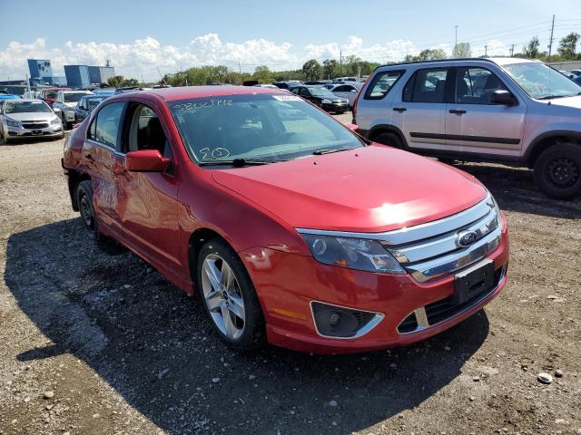 3FAHP0KC7AR425986 - 2010 FORD FUSION SPO MAROON photo 1