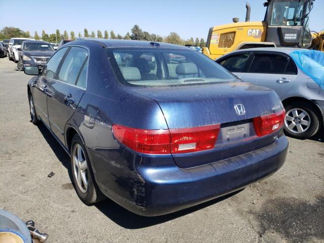 1HGCM56835A036778 - 2005 HONDA ACCORD EX BLUE photo 3