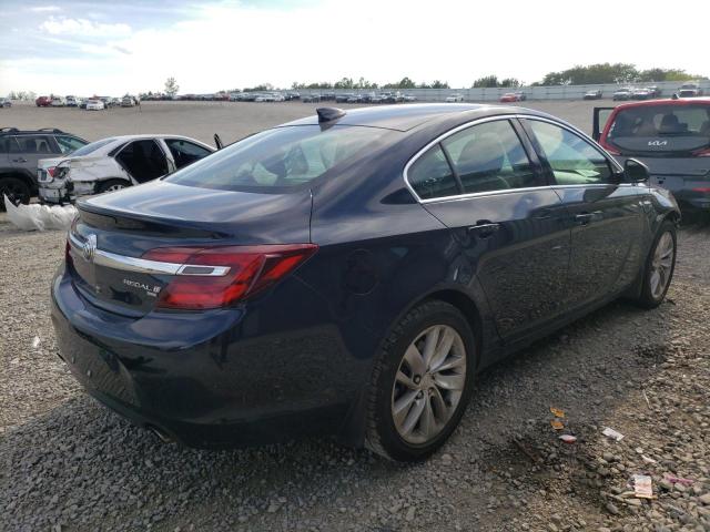 2G4GL5EX0G9107084 - 2016 BUICK REGAL BLUE photo 4