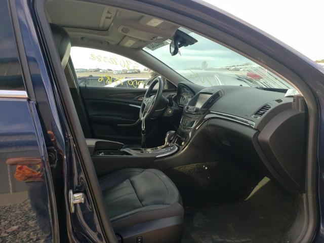 2G4GL5EX0G9107084 - 2016 BUICK REGAL BLUE photo 5