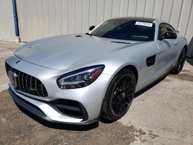 WDDYJ7HA7LA028159 - 2020 MERCEDES-BENZ AMG GT SILVER photo 2