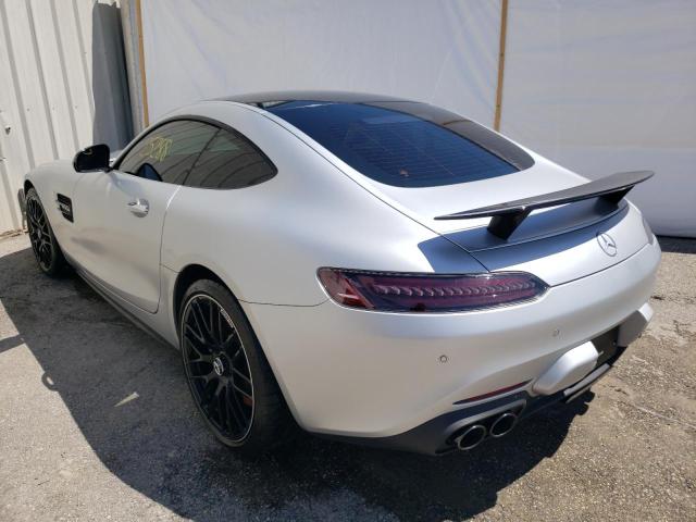 WDDYJ7HA7LA028159 - 2020 MERCEDES-BENZ AMG GT SILVER photo 3