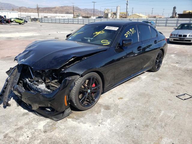 3MW5U7J03M8B48668 - 2021 BMW M340I BLACK photo 2