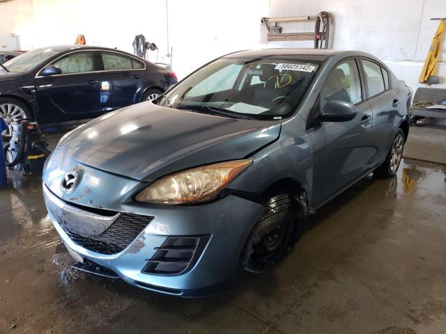 JM1BL1SF1A1189227 - 2010 MAZDA 3 I TEAL photo 2