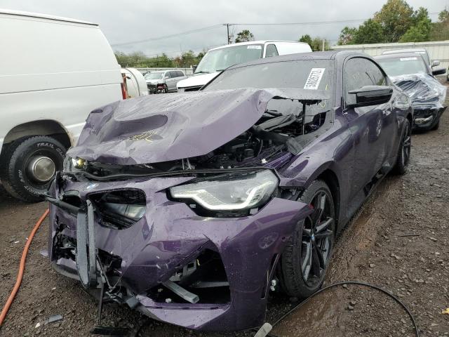 3MW53CM01N8C76576 - 2022 BMW M240XI PURPLE photo 2