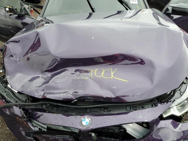 3MW53CM01N8C76576 - 2022 BMW M240XI PURPLE photo 7