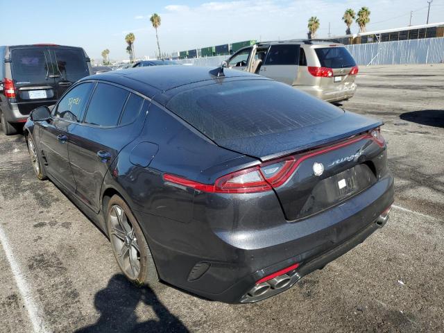 KNAE15LA7L6075216 - 2020 KIA STINGER BLACK photo 3