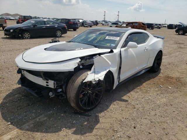 1G1FK1R65J0117861 - 2018 CHEVROLET CAMARO ZL1 WHITE photo 2