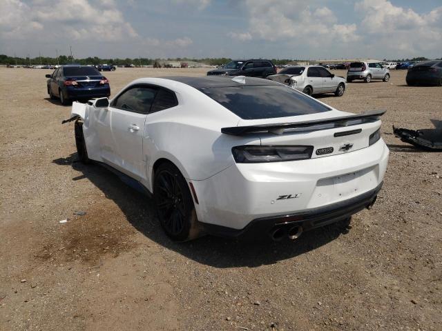 1G1FK1R65J0117861 - 2018 CHEVROLET CAMARO ZL1 WHITE photo 3