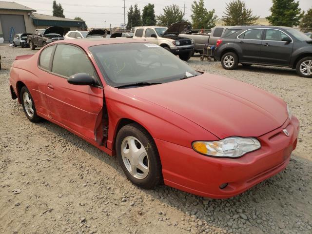 2G1WX12K749199806 - 2004 CHEVROLET MONTE CARL წითელი ფოტო 1