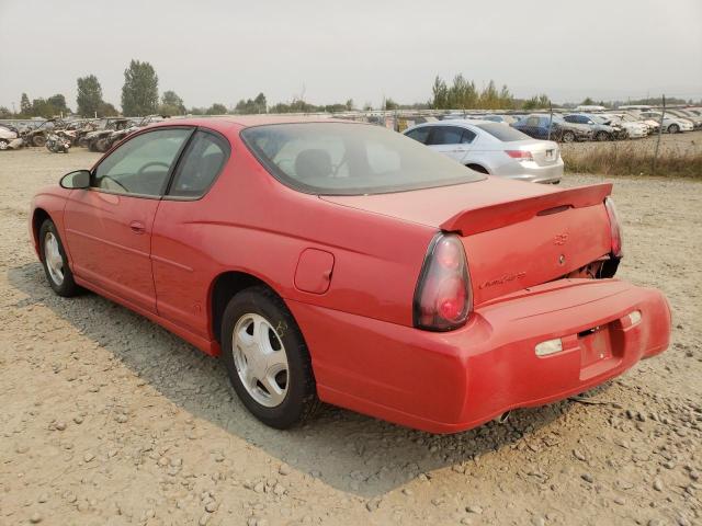 2G1WX12K749199806 - 2004 CHEVROLET MONTE CARL წითელი ფოტო 3