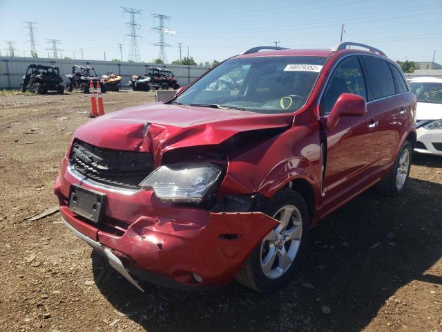 3GNAL3EK3FS527854 - 2015 CHEVROLET CAPTIVA LT RED photo 2