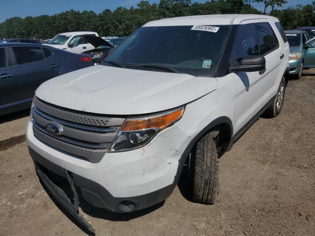 1FM5K8B85DGA81832 - 2013 FORD EXPLORER WHITE photo 2