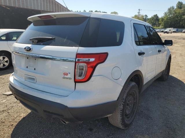 1FM5K8B85DGA81832 - 2013 FORD EXPLORER WHITE photo 4