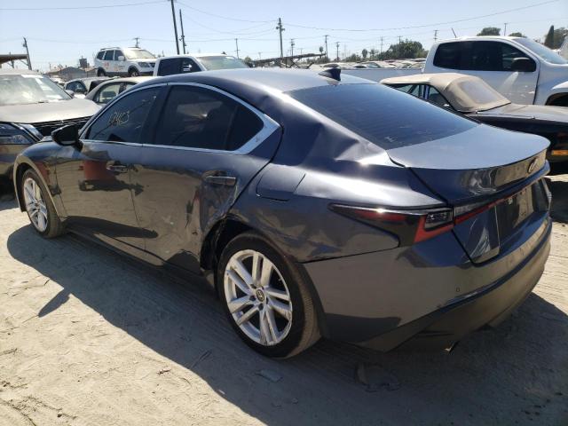 JTHCA1D25M5114885 - 2021 LEXUS IS 300 GRAY photo 3