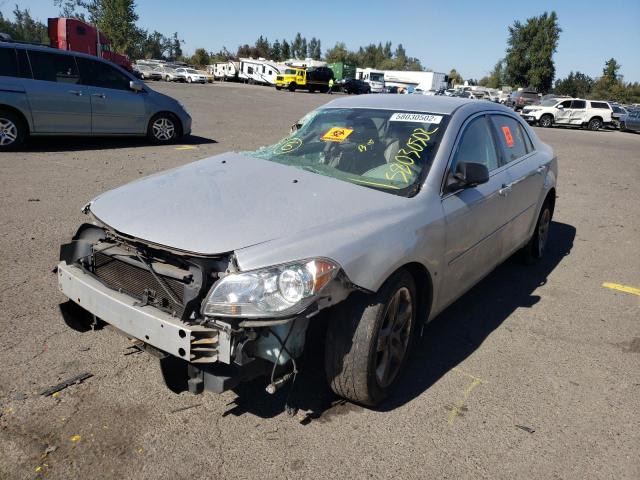 1G1ZA5EU4CF392147 - 2012 CHEVROLET MALIBU LS SILVER photo 2