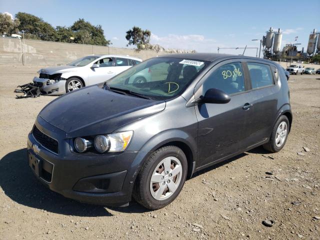 1G1JA6SG8G4176885 - 2016 CHEVROLET SONIC LS BLACK photo 2