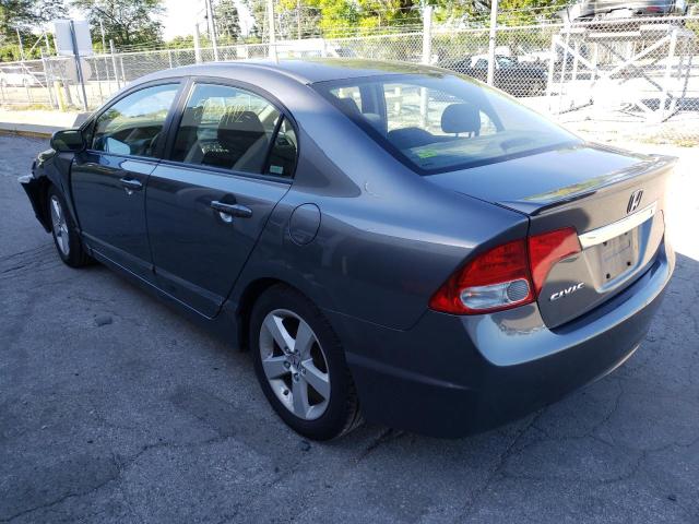 19XFA16679E013678 - 2009 HONDA CIVIC LX-S Сұр фото 3