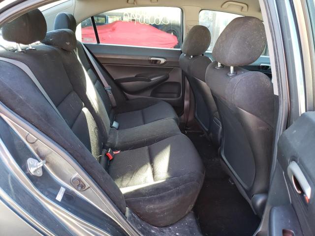 19XFA16679E013678 - 2009 HONDA CIVIC LX-S Сұр фото 6