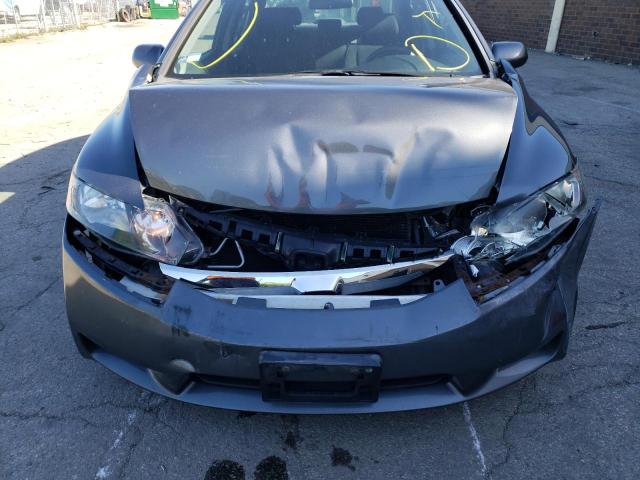 19XFA16679E013678 - 2009 HONDA CIVIC LX-S Сұр фото 9